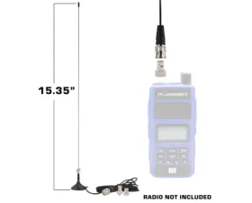 Rugged Radios R1/RDH-X/V3/RDH-16/RH-5R Handheld Radios Magnetic Mount Dual Band Antenna