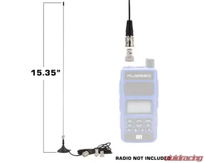 Rugged Radios R1/RDH-X/V3/RDH-16/RH-5R Handheld Radios Magnetic Mount Dual Band Antenna - DB-RH-MAG