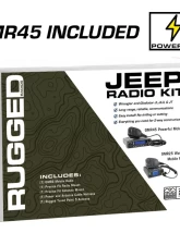 Rugged Radios Radio Kit w/GMR45 POWERHOUSE Mobile Radio Jeep Wrangler JL | Gladiator 2018-2023                                     - JP1-GMR45 - Image 5