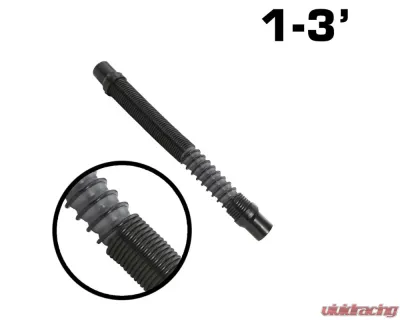 Rugged Radios 12" Mac-X Expandable Ultra Flex Helmet Air Pumper System Hose - MAC-X-HOSE-12
