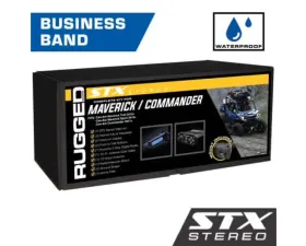 Rugged Radios STX Stereo Complete UTV Communication Intercom and Radio Kit w/Glove Box Mount and STX Helmet Kits Can-Am Maverick | Commander 2018-2023