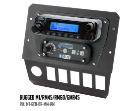 Rugged Radios Radio and Intercom Multi-Mount Kit Polaris General 2015-2023