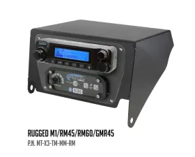 Rugged Radios UTV Intercoms and Radios Top Mount Multi-Mount Kit (DMU Mount Needed) Can-Am Maverick X3 2017-2023