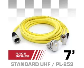Rugged Radios 7' Critical Race Antenna Cable Kit w/NMO Bulkhead