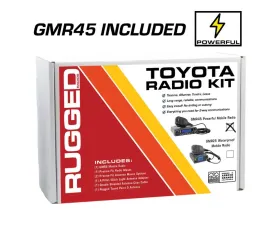 Rugged Radios Radio Kit w/GMR45 POWERHOUSE Mobile Radio Toyota Tacoma | 4Runner | Lexus GX470 2003-2023