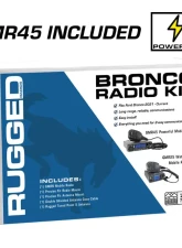 Rugged Radios Radio Kit w/GMR45 POWERHOUSE Mobile Radio Ford Bronco 2021-2023                                     - BRONCO-GMR45 - Image 2
