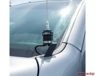 Rugged Radios Driver Side A-Pillar Antenna Mount Ford F-Series | Chevrolet Silverado | Dodge Ram 2008-2023 - MT-ANT-FENDER-A