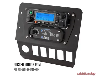 Rugged Radios Radio and Intercom Multi-Mount Kit Polaris General 2015-2023 - MT-GEN-BR-MM