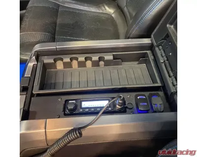 Rugged Radios Kenwood Radio Center Console Radio Mount Ford F-Series | Raptor | Chevrolet Silverado | Dodge Ram | GMC Sierra 2007-2023 - MT-RM-CONSOLE-KEN
