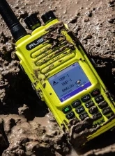 Rugged Radios High Visibility Safety Yellow RDH-X Waterproof Business Band UHF/VHF Handheld Radio                                     - RDH-X-HV - Image 2