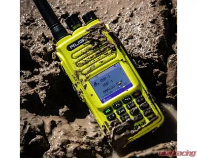 Rugged Radios High Visibility Safety Yellow RDH-X Waterproof Business Band UHF/VHF Handheld Radio - RDH-X-HV
