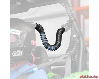 Rugged Radios 12" Mac-X Expandable Ultra Flex Helmet Air Pumper System Hose - MAC-X-HOSE-12