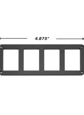 Rugged Radios Rocker Switch Panel Bezel Ford F-150 | F-250 | Bronco 1993-1997                                     - MT-SW-BEZ-4 - Image 3