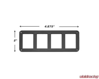 Rugged Radios Rocker Switch Panel Bezel Ford F-150 | F-250 | Bronco 1993-1997 - MT-SW-BEZ-4