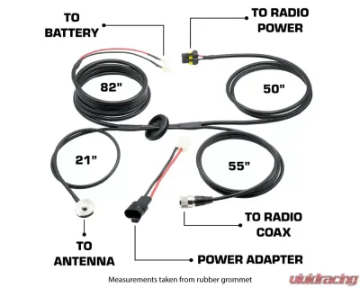 Rugged Radios Radio Kit w/GMR45 POWERHOUSE Mobile Radio Jeep Wrangler JL | Gladiator 2018-2023 - JP1-GMR45
