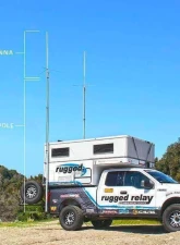 Rugged Radios 7' 4" UHF Fiberglass A Basecamp Antenna                                     - UHF-BASE - Image 5
