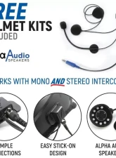 Rugged Radios Complete Communication Kit with Intercom and 2-Way Radio Polaris RZR XP 1000 2023                                     - XP1-696-M1-HK - Image 4