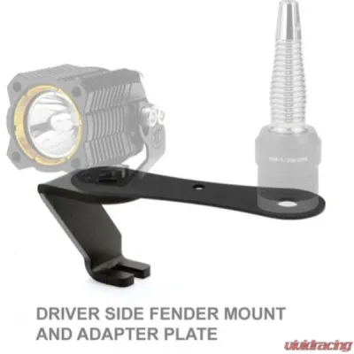 Rugged Radios A-Pillar Antenna Mount Ford F-Series | Chevrolet Silverado | Dodge Ram 2008+ - ANT-FENDER-KIT