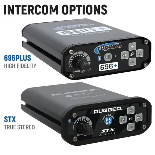 Rugged Radios Communication Kit w/Bluetooth & Dash Mount G1 GMRS STX Stereo Can-Am Commander | Maverick 2010-2020 - COMMANDER-STX-G1-HK