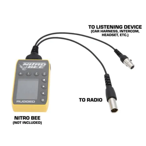 Rugged Radios Nitro Bee Xtreme 5-pin Car Harness/Headset Adapter - CS-NITRO-ADPT-2