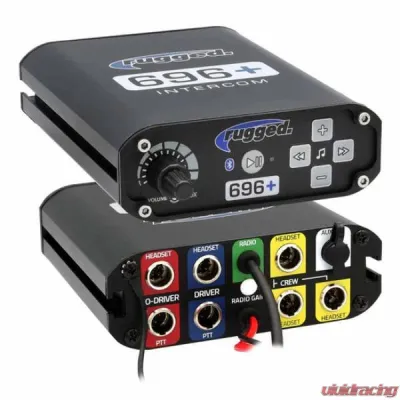 Rugged Radios 696 Plus Complete Master Communication Kit w/ Intercom & 2-Way Radio G1 GMRS - MCK-696-2P-G1