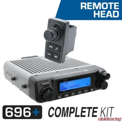 Rugged Radios 696 Plus Remote Head Complete Master Communication Kit w/ Intercom & 2-Way Radio G1 GMRS - MCK-696RS-2P-G1