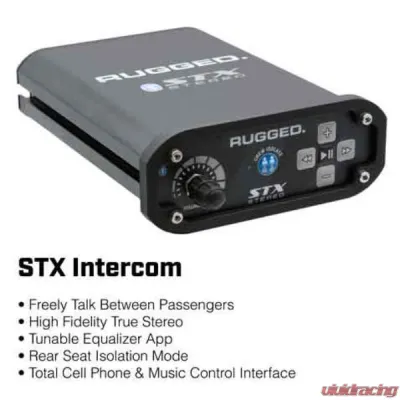 Rugged Radios STX Stereo Complete Master Communication Kit w/ Intercom & 2-Way Radio G1 GMRS - MCK-STX-2P-G1