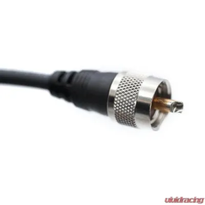Rugged Radios 15 Ft Antenna Cable w/ Removable Mini 3/8 NMO Bulkhead Mount - NMO-MINI-U-15