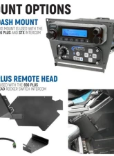 Rugged Radios Complete Communication Kit w/Bluetooth Intercom & 2-Way Radio Dash Mount M1 VHF 696 Plus Polaris                                     - PROR-696-M1-HK - Image 2