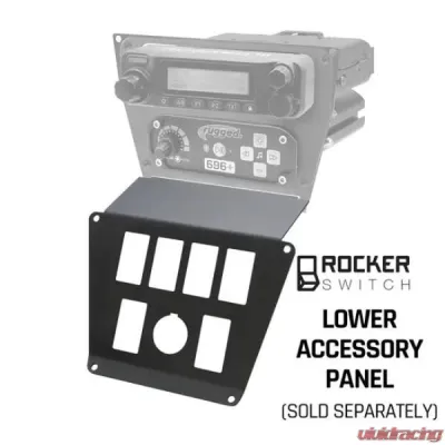Rugged Radios Complete Communication Kit w/Bluetooth Intercom & 2-Way Radio Dash Mount M1 VHF 696 Plus Polaris - PROR-696-M1-HK