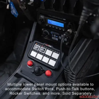 Rugged Radios Complete Communication Kit w/Bluetooth Intercom & 2-Way Radio Dash Mount M1 VHF 696 Plus Polaris - PROR-696-M1-HK