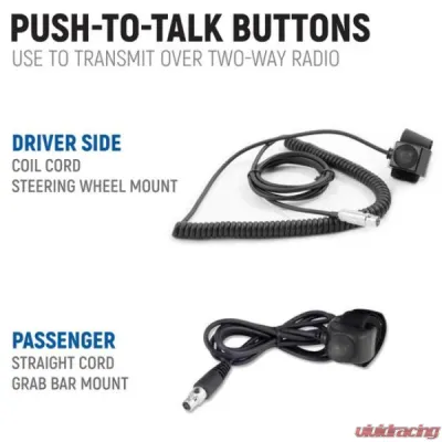 Rugged Radios Complete Communication Kit w/Bluetooth Intercom & 2-Way Radio Dash Mount M1 VHF 696 Plus Polaris - PROR-696-M1-HK