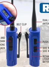 Rugged Radios Bundle Rugged R1 Business Band Handheld Radio w/ Hand Mic                                     - R1-G - Image 3