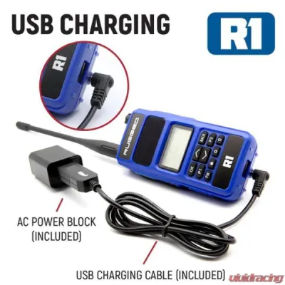 Rugged Radios Bundle Rugged R1 Business Band Handheld Radio w/ Hand Mic - R1-G