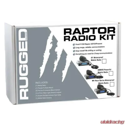 Rugged Radios Two-Way Mobile Radio Kit 41 Watt G1 Waterproof Ford Raptor 2010+ - RAPTOR-G1