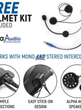 Rugged Radios Complete Communication Kit w/ Bluetooth & 2-Way Radio M1 VHF Business Band Polaris RS1                                     - RS1-M1-HK - Image 3