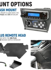 Rugged Radios Complete Communication Kit with 696 PLUS Remote Head Intercom & 2 Way G1 GMRS Radio Polaris RZR PRO XP                                     - PROR-696RS-G1-HK - Image 4