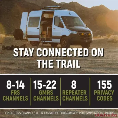 Rugged Radios Two-Way GMRS Mobile Radio Kit Mercedes-Benz Sprinter 2007+ - SPRINTER-G1