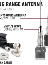 Rugged Radios Communication Kit w/ Bluetooth Intercom & 2-Way Radio Top Mount G1 GMRS 696 Plus Can-Am Maverick X3                                     - X3-696-G1-TM-HK - Image 7