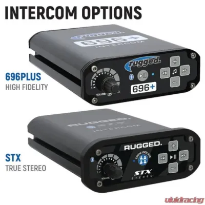 Rugged Radios Complete Communication Kit w/ Bluetooth Intercom & 2-Way Radio G1 GMRS 696 Plus Polaris - XP1-696-G1-HK