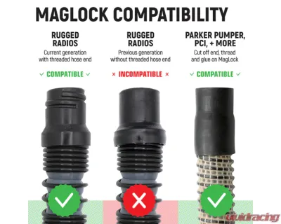 Rugged Radios MLA-1000 MagLock Helmet Air Kit for Off-Road Racing Helmets - MLA-1000