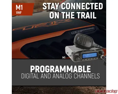 Rugged Radios RAMTRX-G4 Two-Way Mobile Radio Kit for 2021-2024 Ram 1500 TRX, 46 Watts - RAMTRX-G4