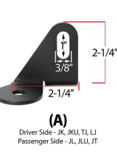 Rugged Radios Antenna Mount Jeep Wrangler | Gladiator 1997+                                     - MT-ANT-JP-A - Image 3