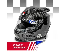 Rugged Radios Pyrotect Race Pro Airflow Mid Forced Air Helmet Large Carbon SA2020