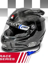 Rugged Radios Pyrotect Race Pro Airflow Mid Forced Air Helmet Large Carbon SA2020                                     - PYRO-MA-CF-HK-LG - Image 3