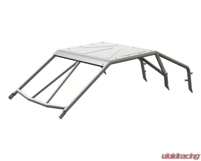 CageWrx Raw Assembled "Baja Spec" Roll Cage w/ Roof Polaris RZR Pro R 2022+ - 2SPRORFT