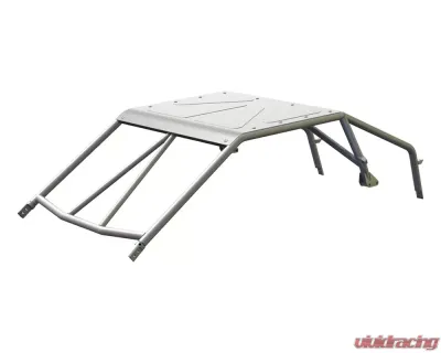 CageWrx Raw Assembled "Baja Spec" Roll Cage w/ Roof Polaris RZR Turbo R 2022+ - 2STRFT