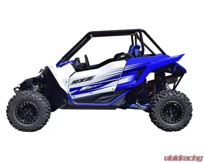 CageWrx Raw Finish Assembled "Baja Spec" Roll Cage w/ Roof Yamaha YXZ 1000R 2016+ - 2SYXZFT