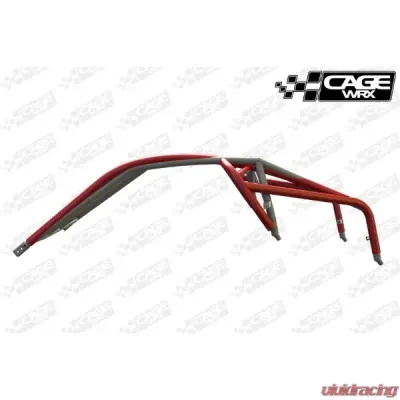 CageWrx Super Shorty Roll Cage Assembled Raw w/ Roof Polaris RZR PRO R 2022-2024 - 2SPRORSS