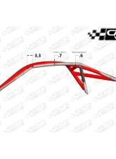 CageWrx Super Shorty Roll Cage Assembled Raw w/ Roof Polaris RZR PRO R 2022-2024                                     - 2SPRORSS - Image 5